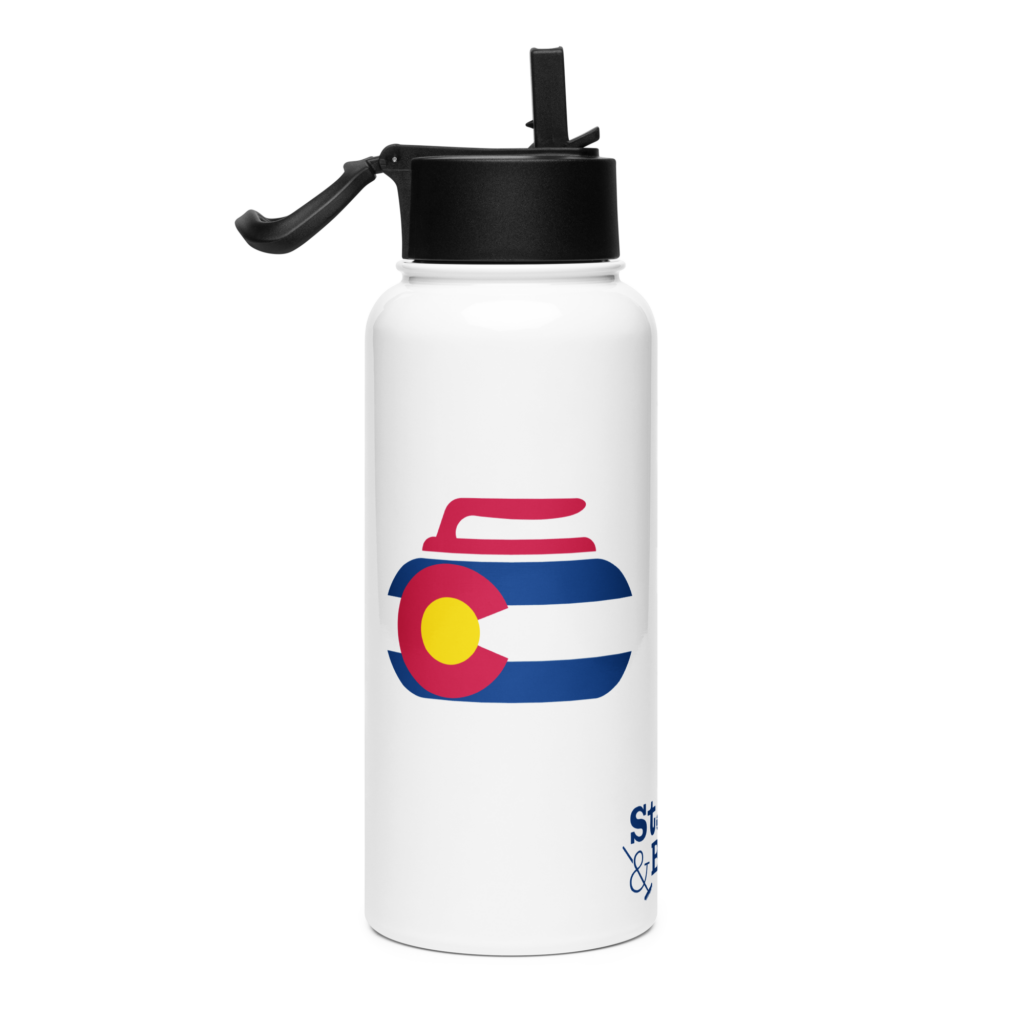 Curling Colorado Water Bottle
