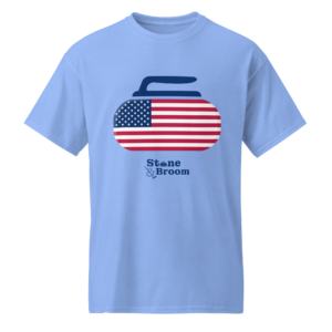 Curling USA Flag T-Shirt