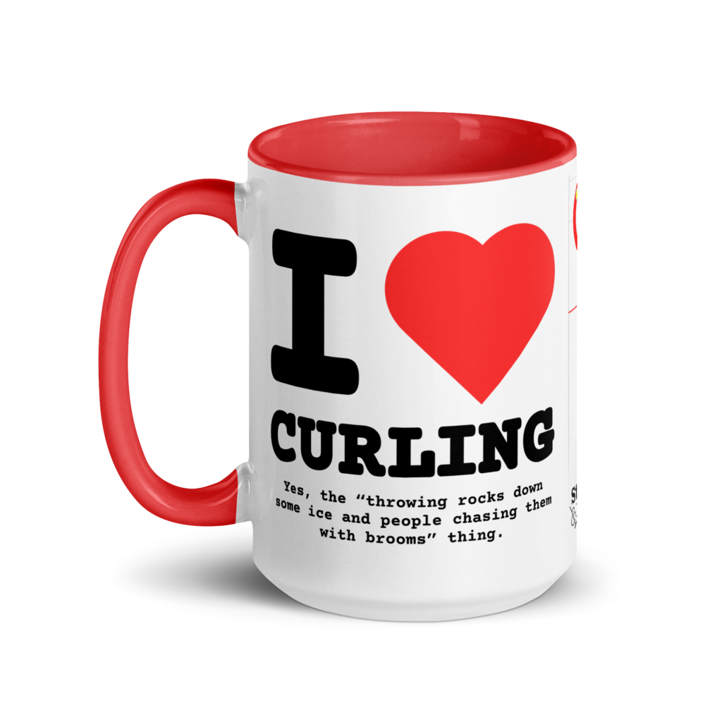 I Heart Curling Mug