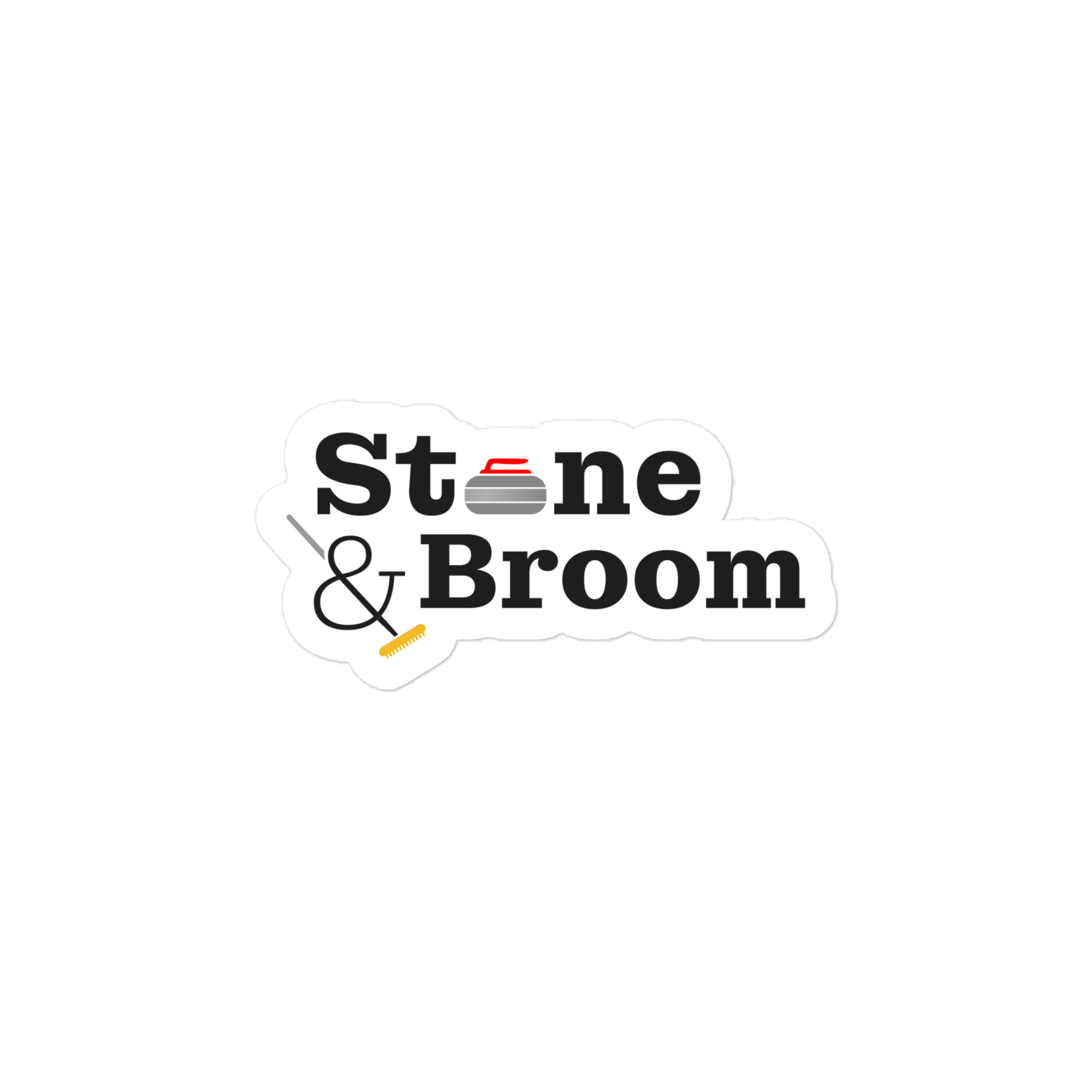 Stone And Broom Die-cut sticker