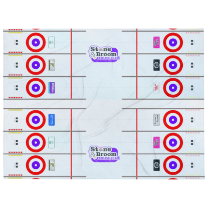 Stone & Broom Curling Club Throw Blanket
