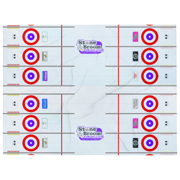 Stone & Broom Curling Club Throw Blanket