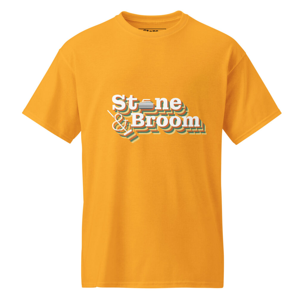 Retro Stone & Broom