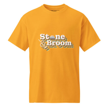 Retro Stone & Broom