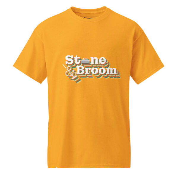 Retro Stone & Broom