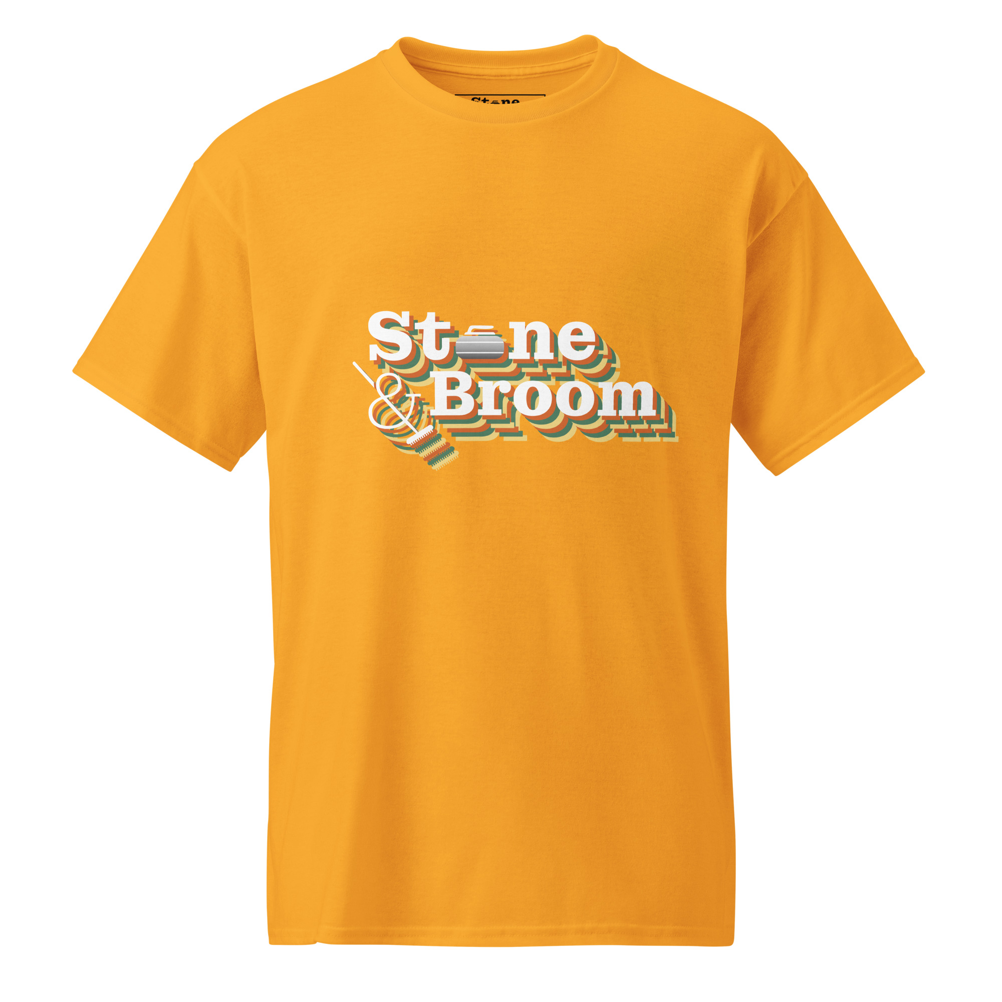 Retro Stone & Broom
